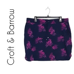 Croft & Barrow floral skort plus size XXL